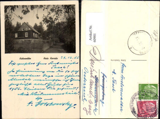 60901,Hahnenklee Haus Horrido Ansicht 1955