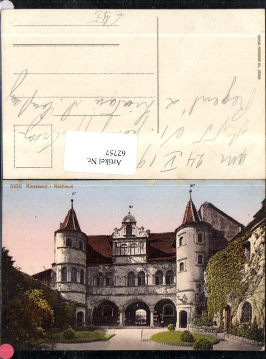 62757, Konstanz Town Hall Front View
