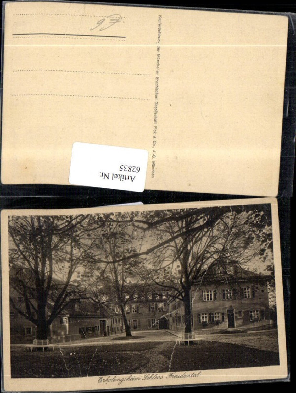 62835,Erholungsheim Schloss Freudental Ansicht vom Hof
