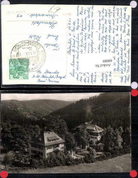 68089,Kurort Bärenfels Osterzgebirge FDGB Ferienheime 1961