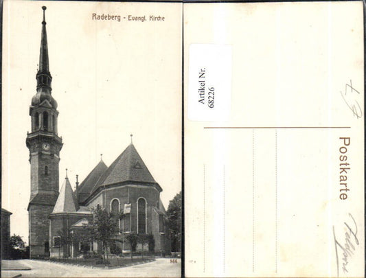 68226,Radeberg Evangl Kirche Frontansicht