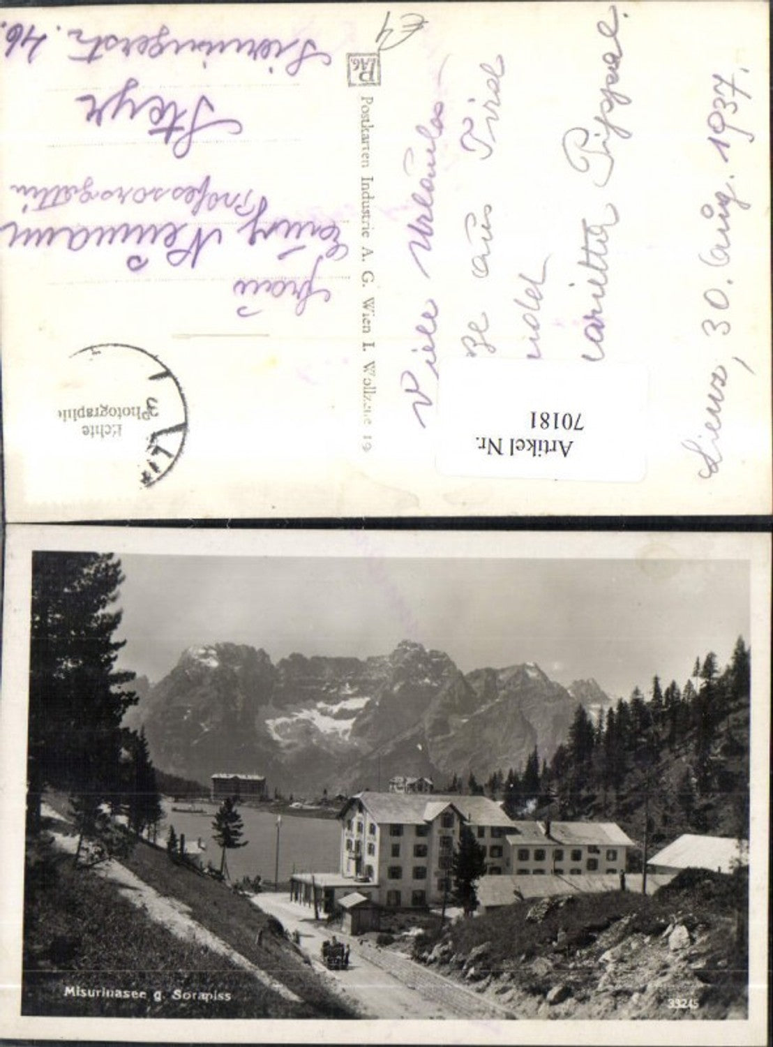 Alte Ansichtskarte – Old Postcard