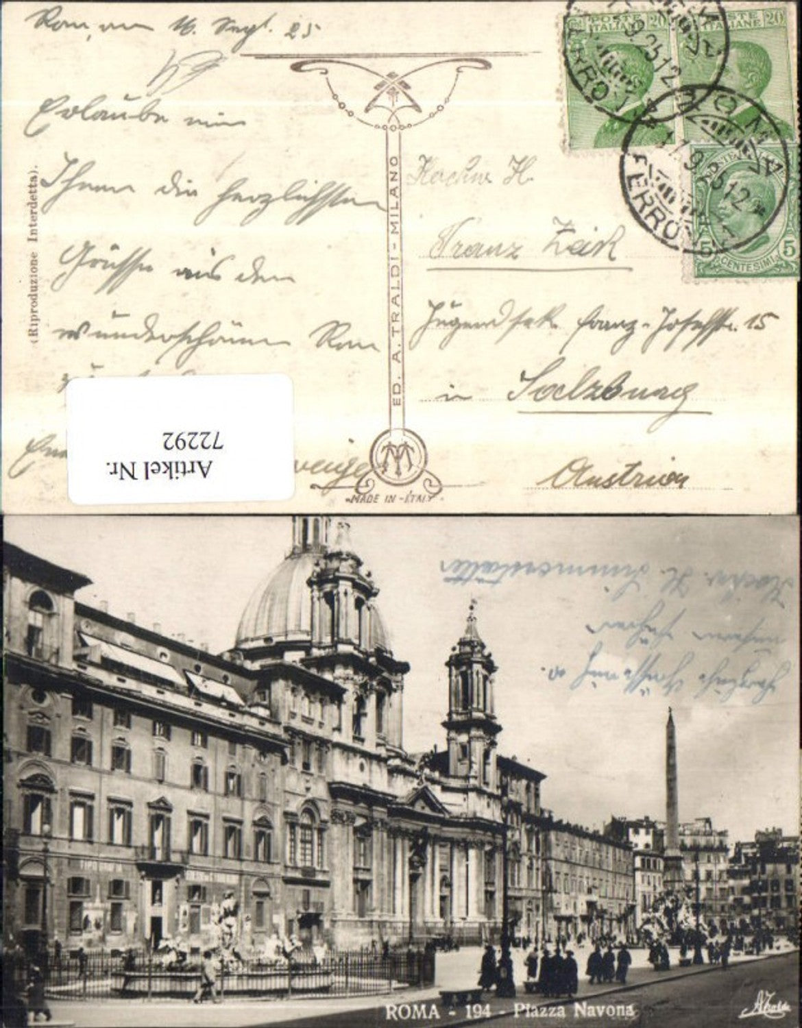 Alte Ansichtskarte – Old Postcard