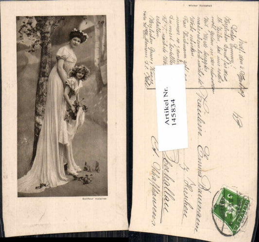 145834,Frau Edwardian Girl Mächen Kleid