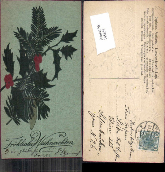 145856, Christmas Great embossing AK Fir branch