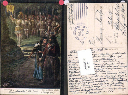 146121,Fr. Rössler Das Goldene  Vließ Ritter Germanen