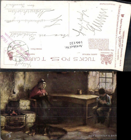 146122.R. Tuck 9272 H.J. Dobson Scotish Life Hund Dog