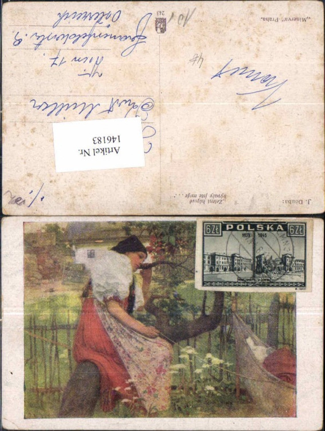 146183,J. Douba Tracht Polnische Tracht