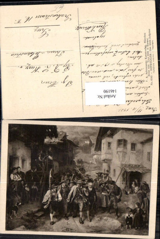 146190,Defregger Das letzte Aufgebot Südtirol Tiroler Freiheitskampf Andreas Hofer
