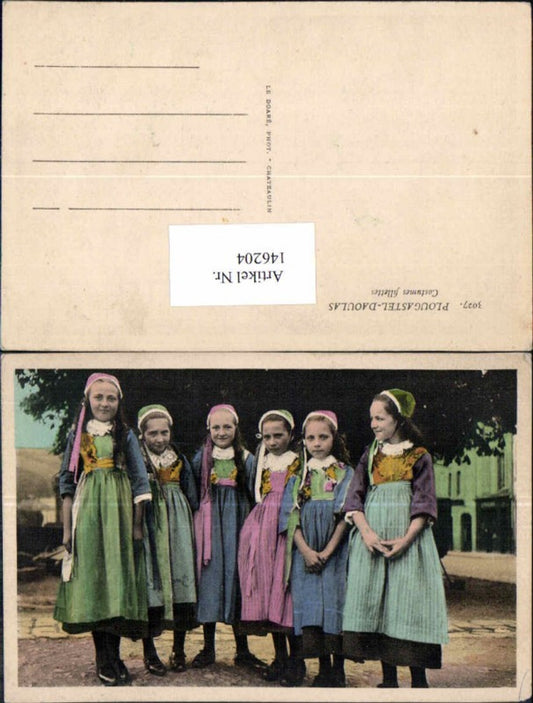 146204,Plougastel Daoulas Kinder in Tracht Costumes