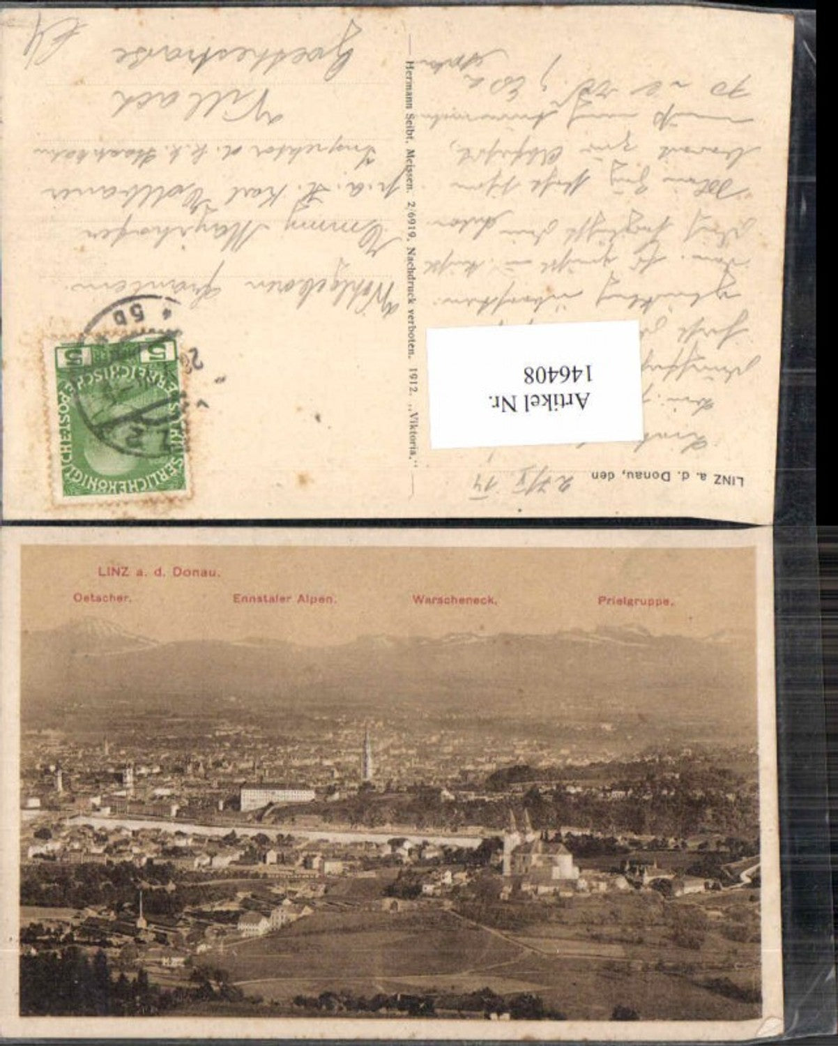 146408,Linz a.d. Donau Totale 1914