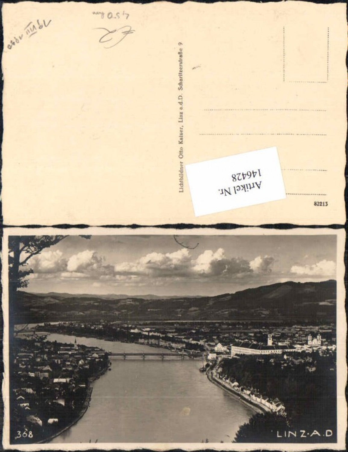 146428,Linz Totale FotoAK 1930