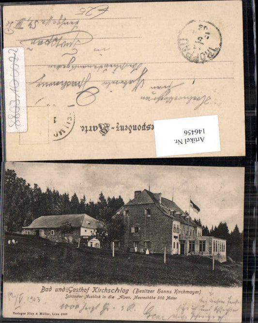 146456,Gasthaus Kirchschlag bei Linz 1900