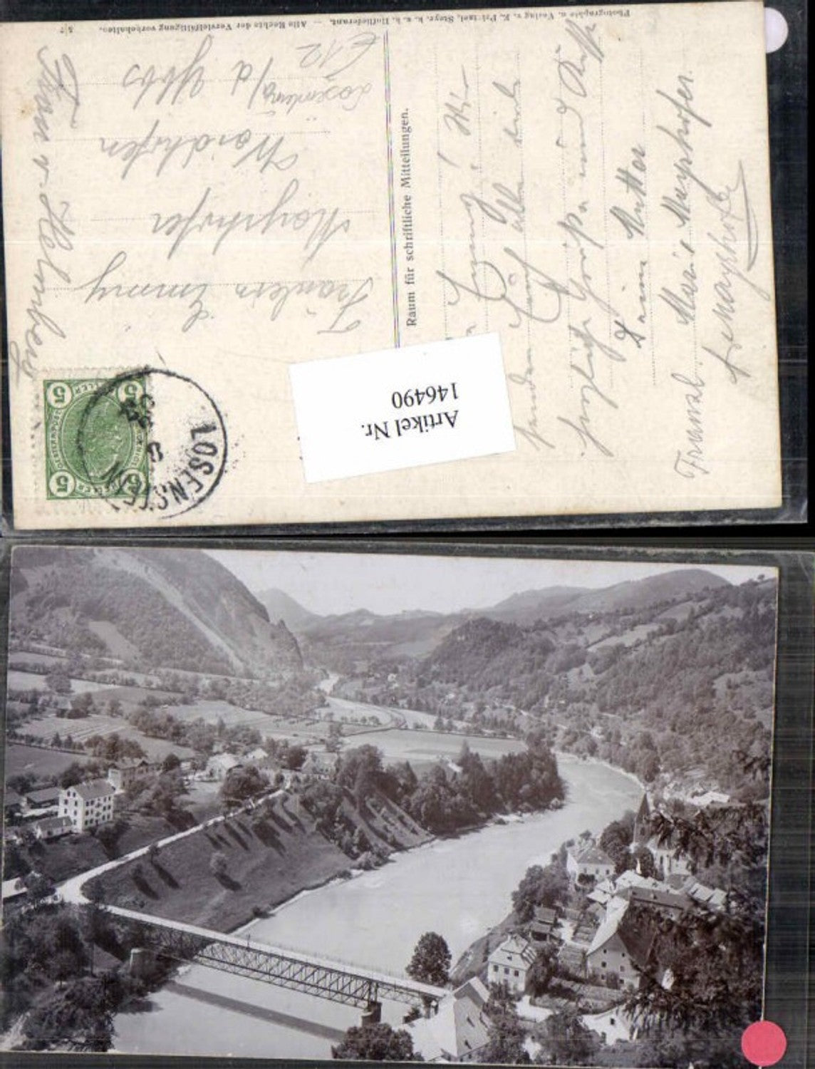 146490,Fotokarte seltene AK Losenstein a.d. Enns 1900