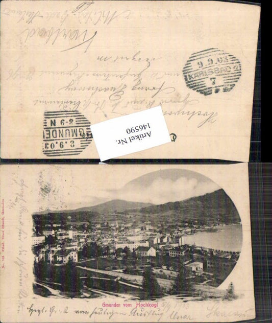146590,Gmunden am Traunsee Hochkogl 1900