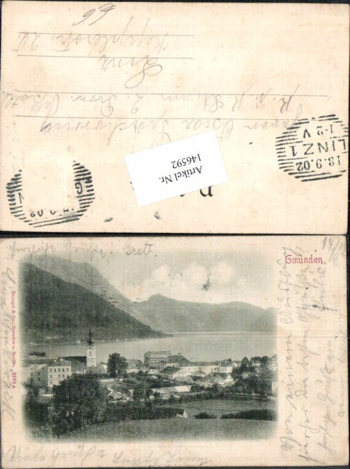 146592,Gmunden am Traunsee 1900