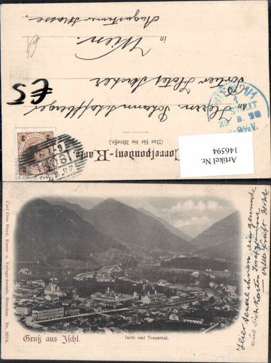 146594,Gruss aus Ischl Traunthal pub Carl Otto Hayd 5014