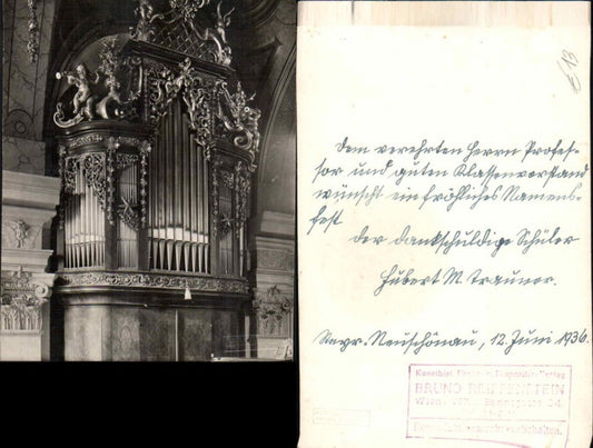 146627,Foto Steyr Gleink Orgel in Kirche 1910