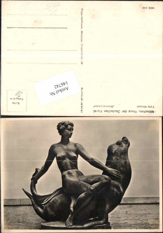 146742,Haus der Deutschen Kunst HDK 542 Fritz Klimsch Brunnengruppe