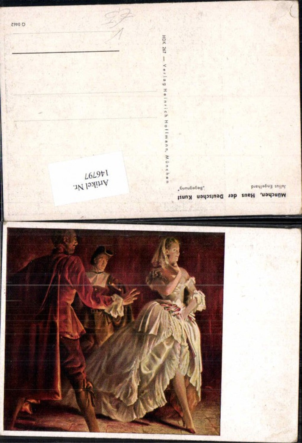 146797,Haus der Deutschen Kunst HDK 267 Julius Engelhardt Begegnung