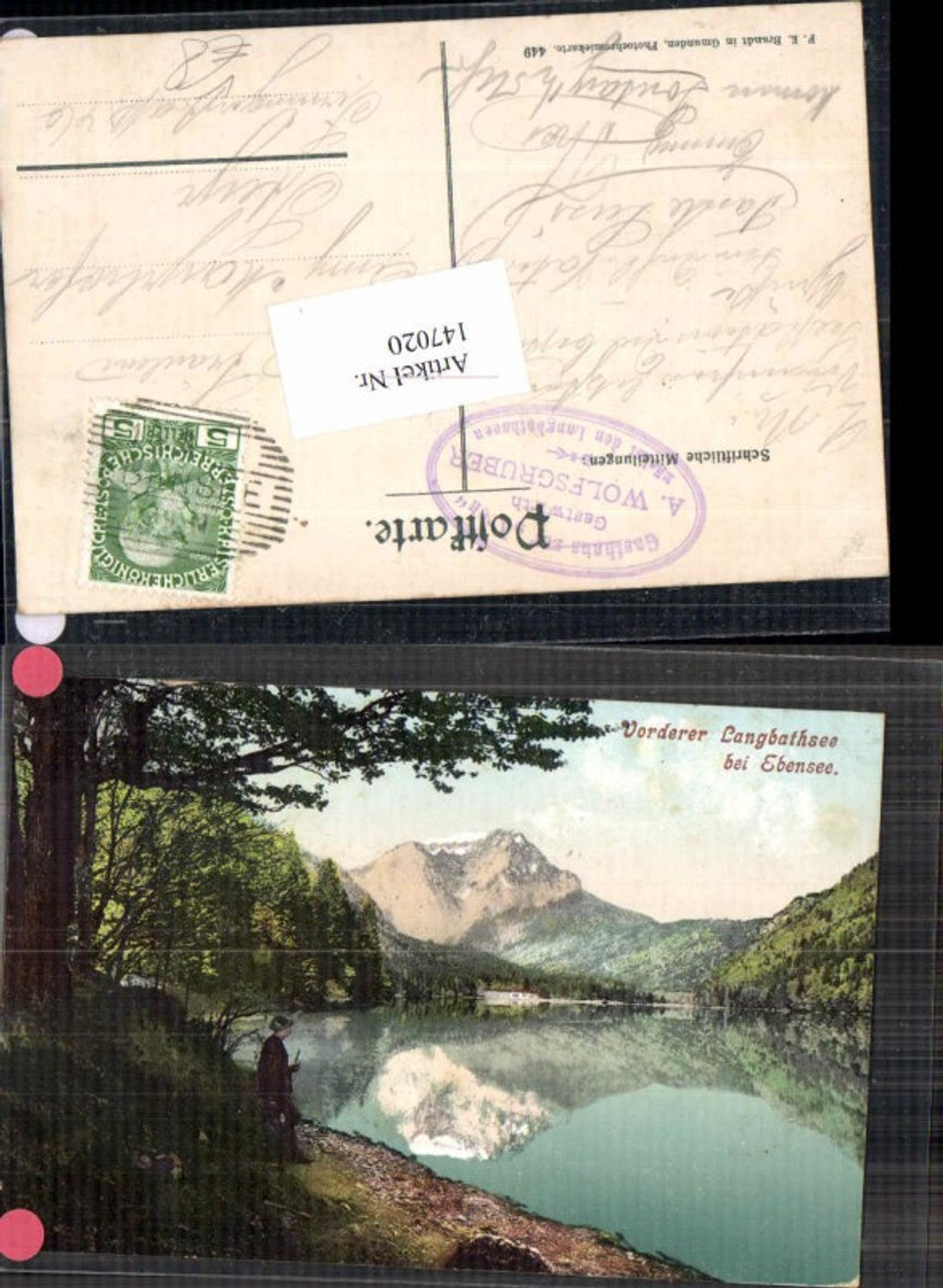 147020,Vorderer Langbathsee bei Ebensee pub Brandt 449