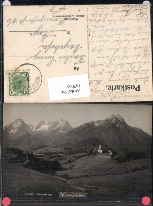 147065,Fotokarte Vorderstoder 1905 Tolle AK  selten