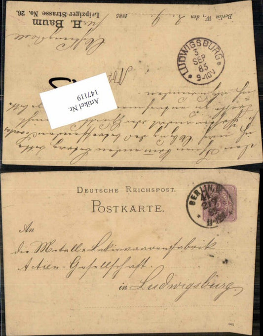 Alte Ansichtskarte – Old Postcard