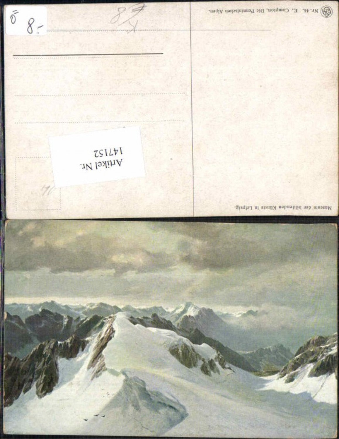 147152,E. Compton Pennine Alps