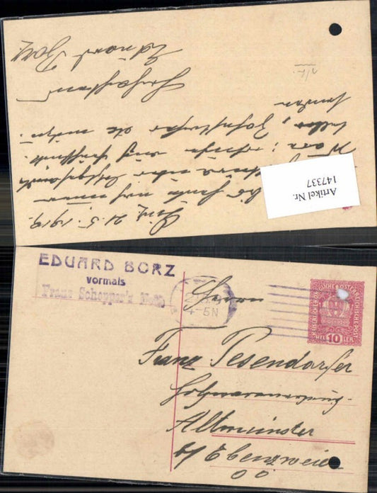 Alte Ansichtskarte – Old Postcard