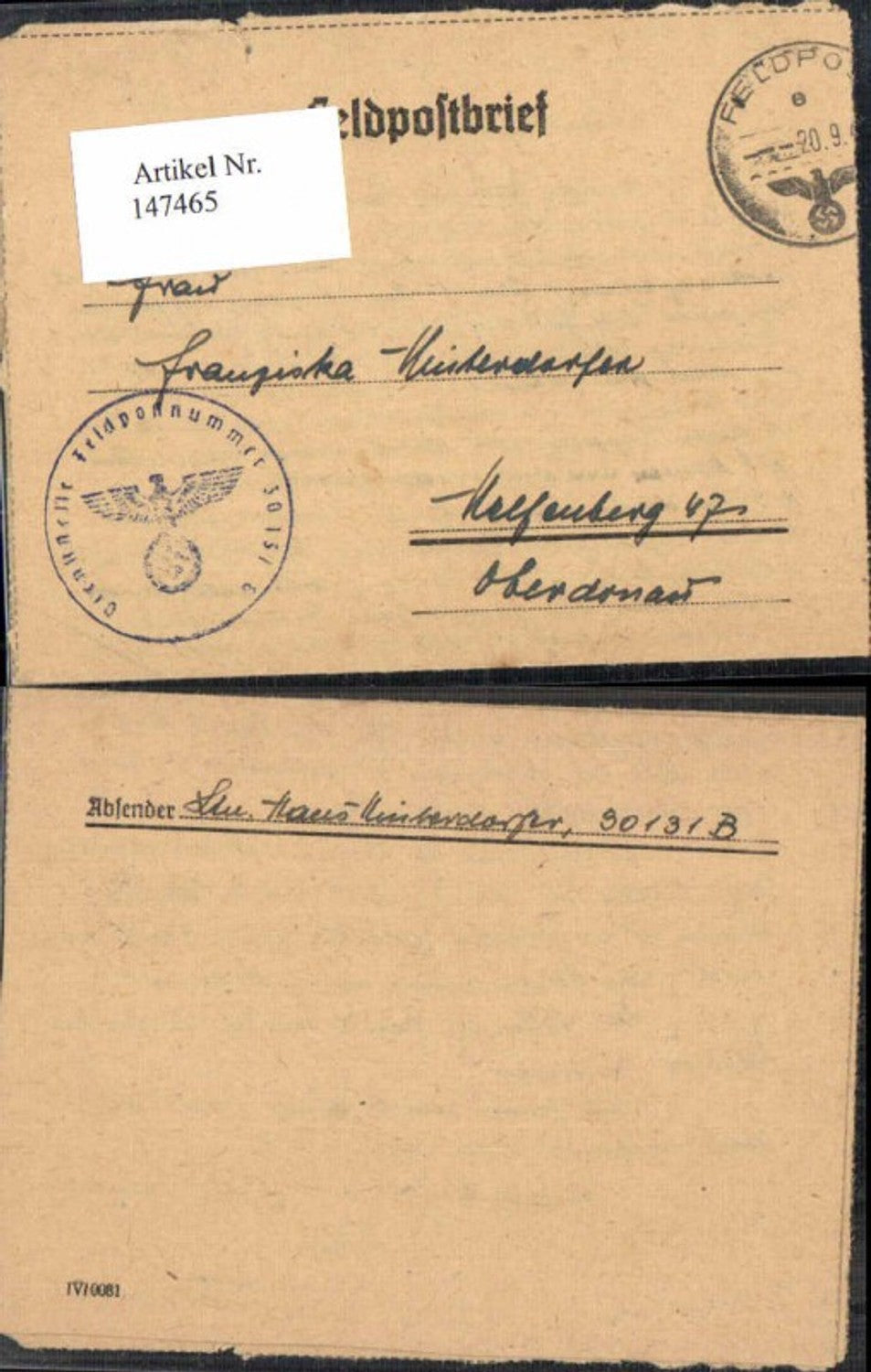Alte Ansichtskarte – Old Postcard