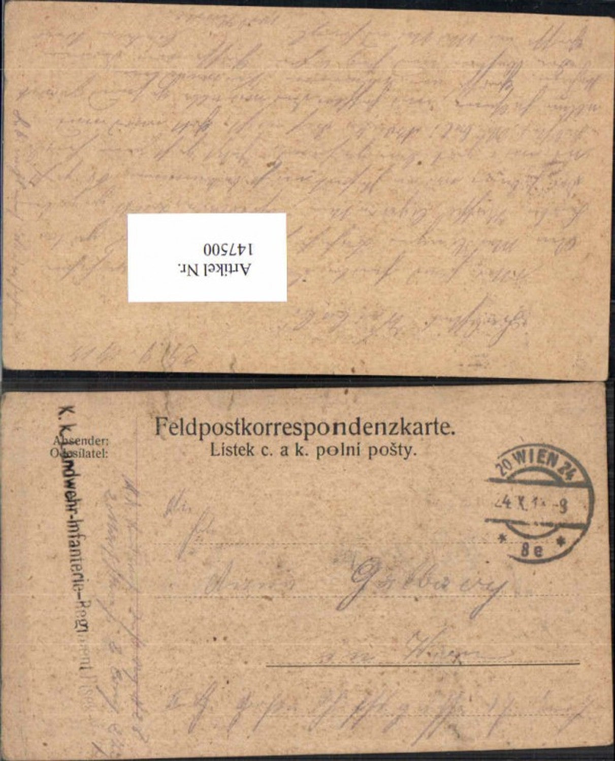 Alte Ansichtskarte – Old Postcard