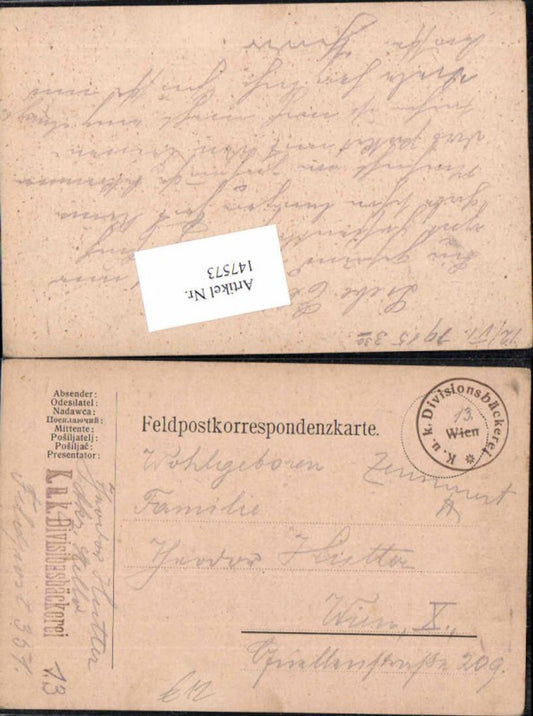 Alte Ansichtskarte – Old Postcard