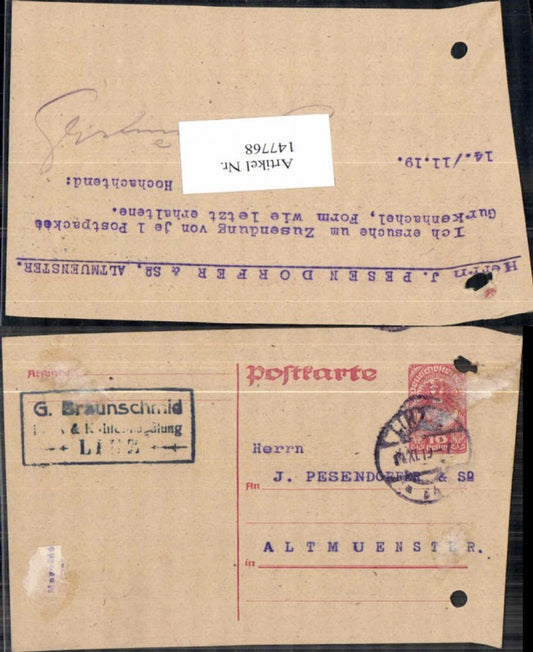 Alte Ansichtskarte – Old Postcard