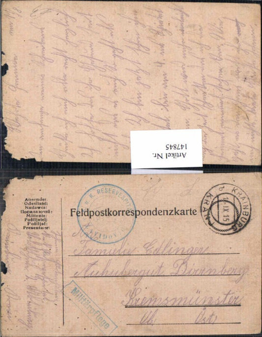 Alte Ansichtskarte – Old Postcard