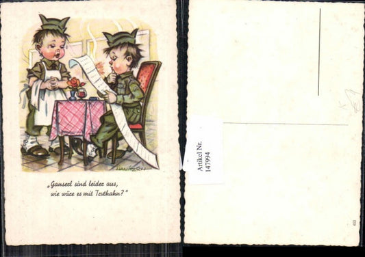 147994,Hanitzsch Ganserl sind leider aus wie wäre es mit Truthahn