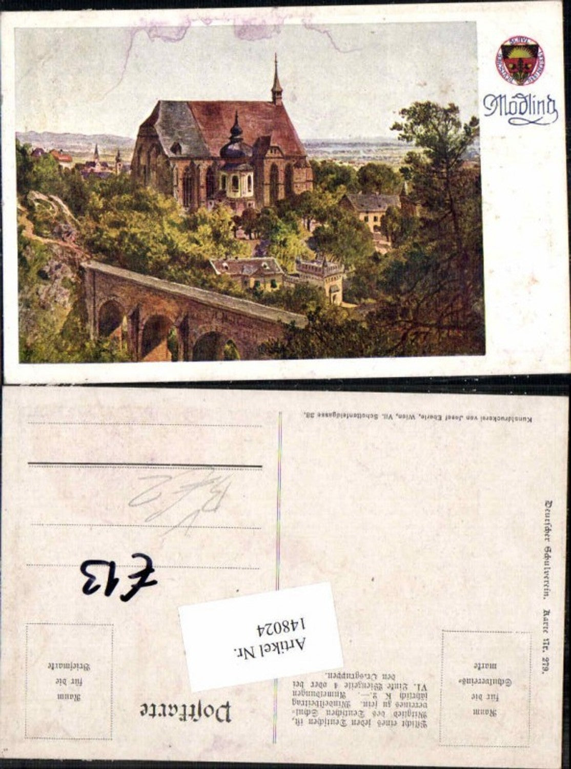 148024,Dt Schulverein 279 Mödling bei Wien