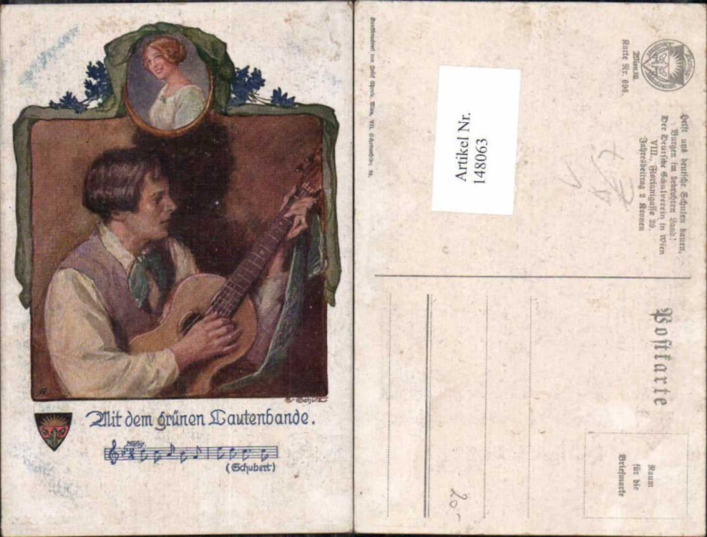 148063,Dt Schulverein 696 E. Schütz Gitarre