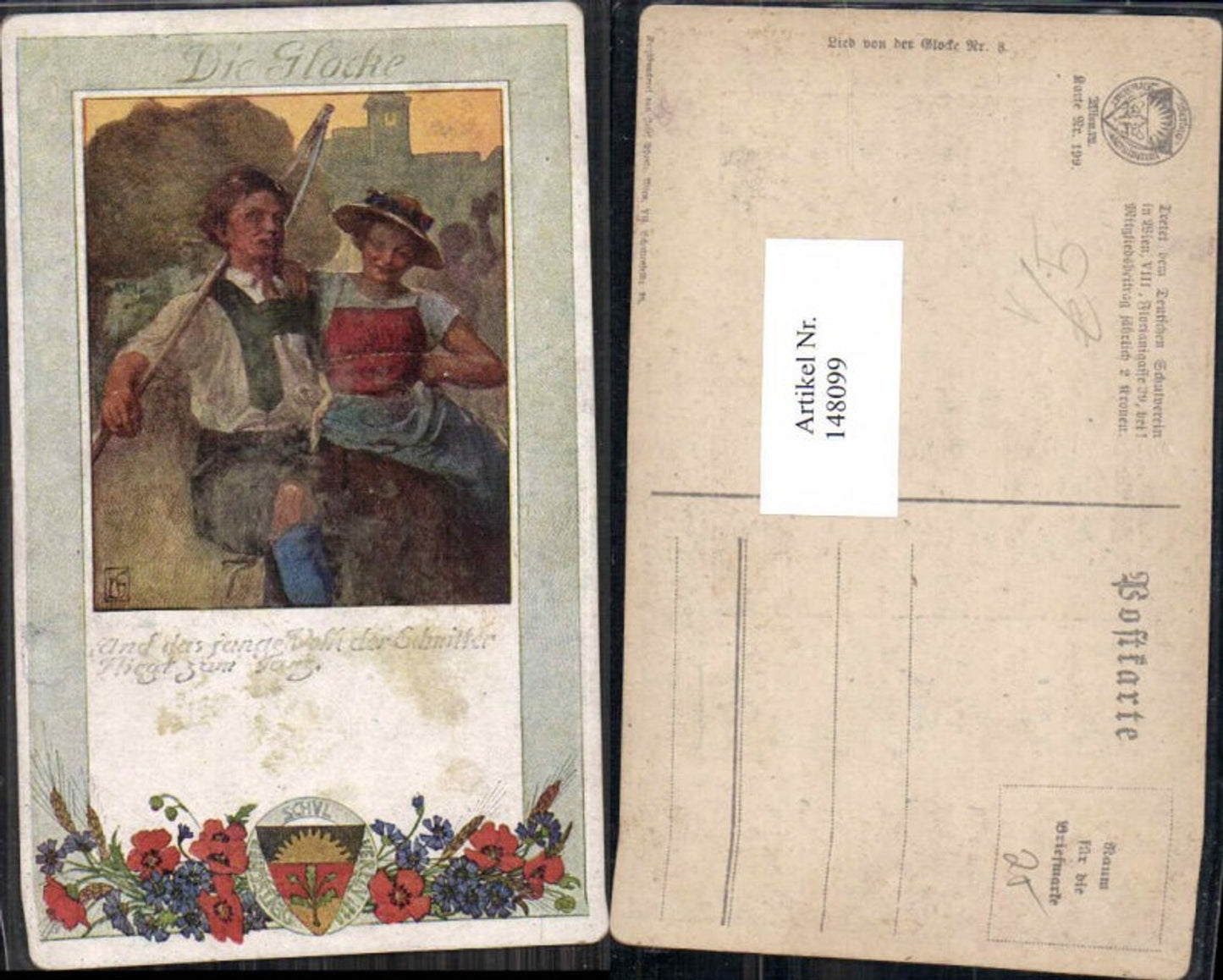 148099,Dt Schulverein 199 Lied v.d. Glocke 8