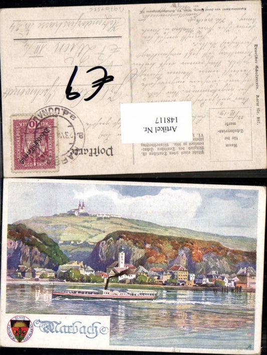 148117,Dt Schulverein 287 Marbach Maria Taferl Dampfer