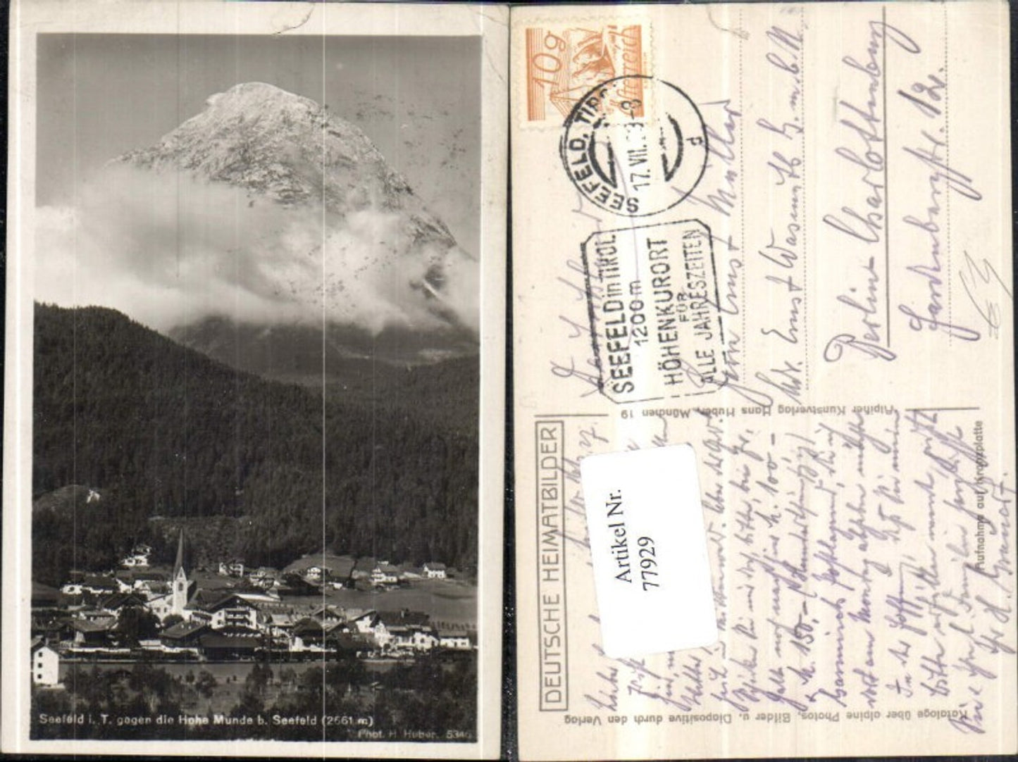 Alte Ansichtskarte – Old Postcard