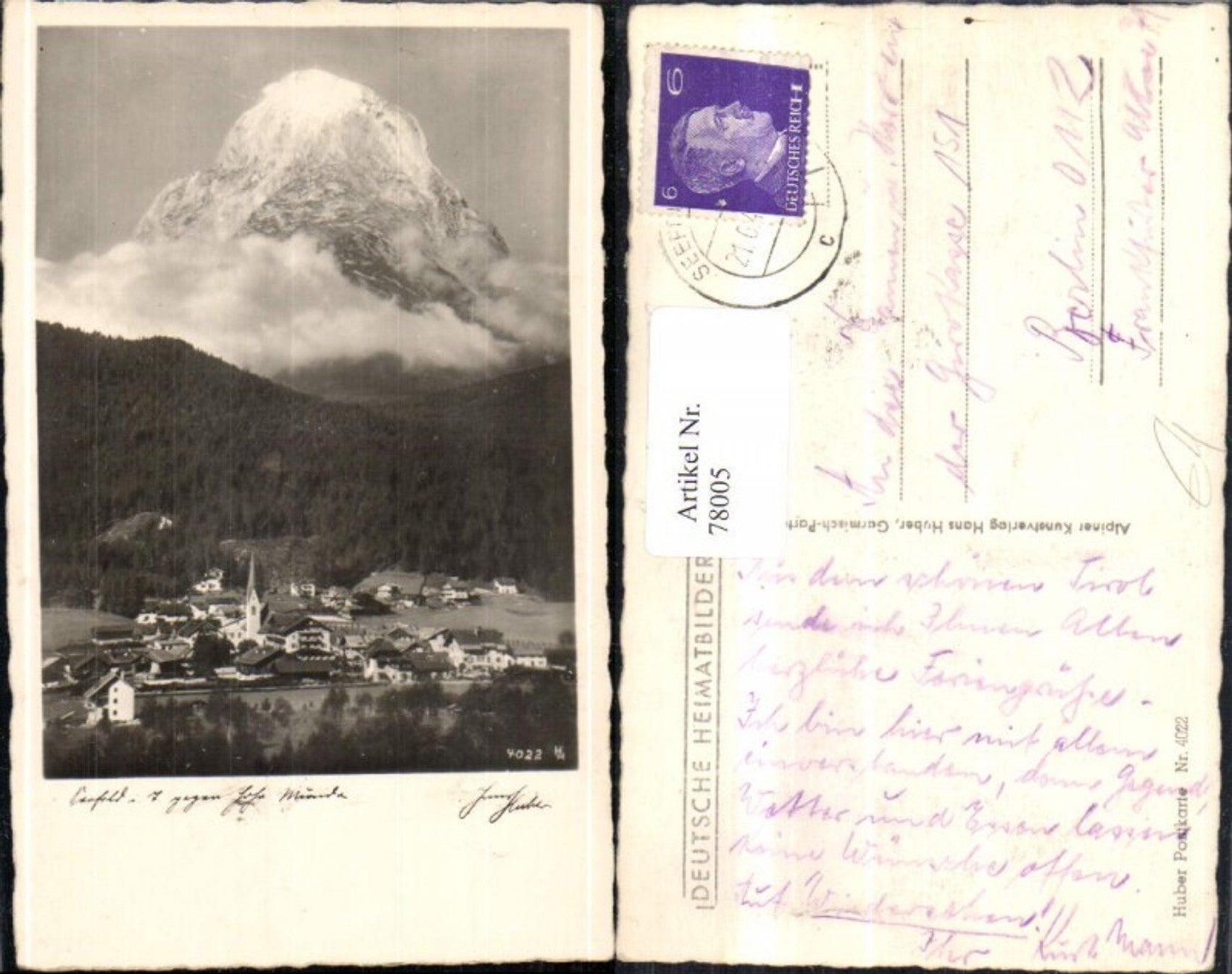 Alte Ansichtskarte – Old Postcard