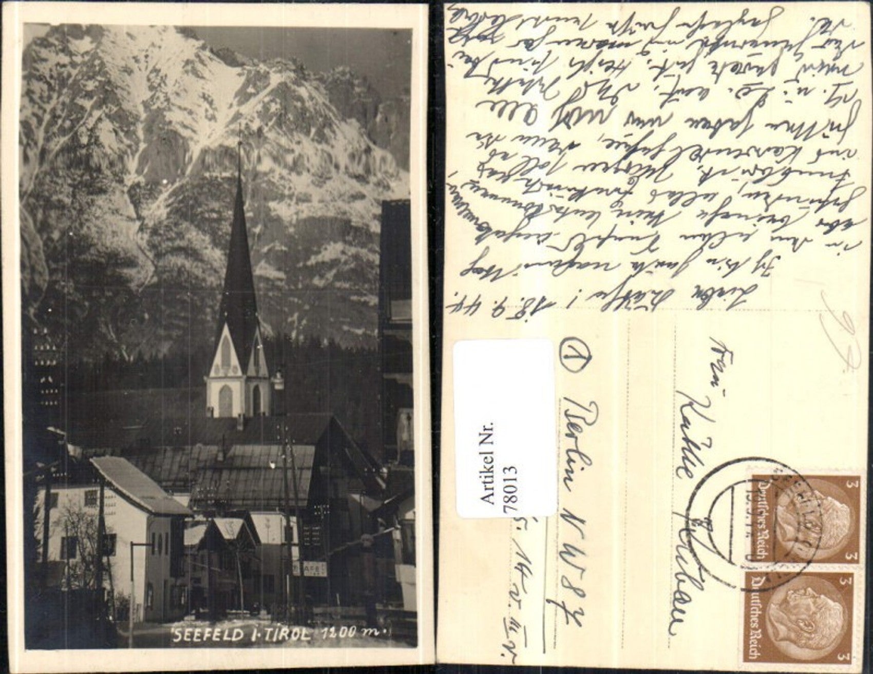 Alte Ansichtskarte – Old Postcard