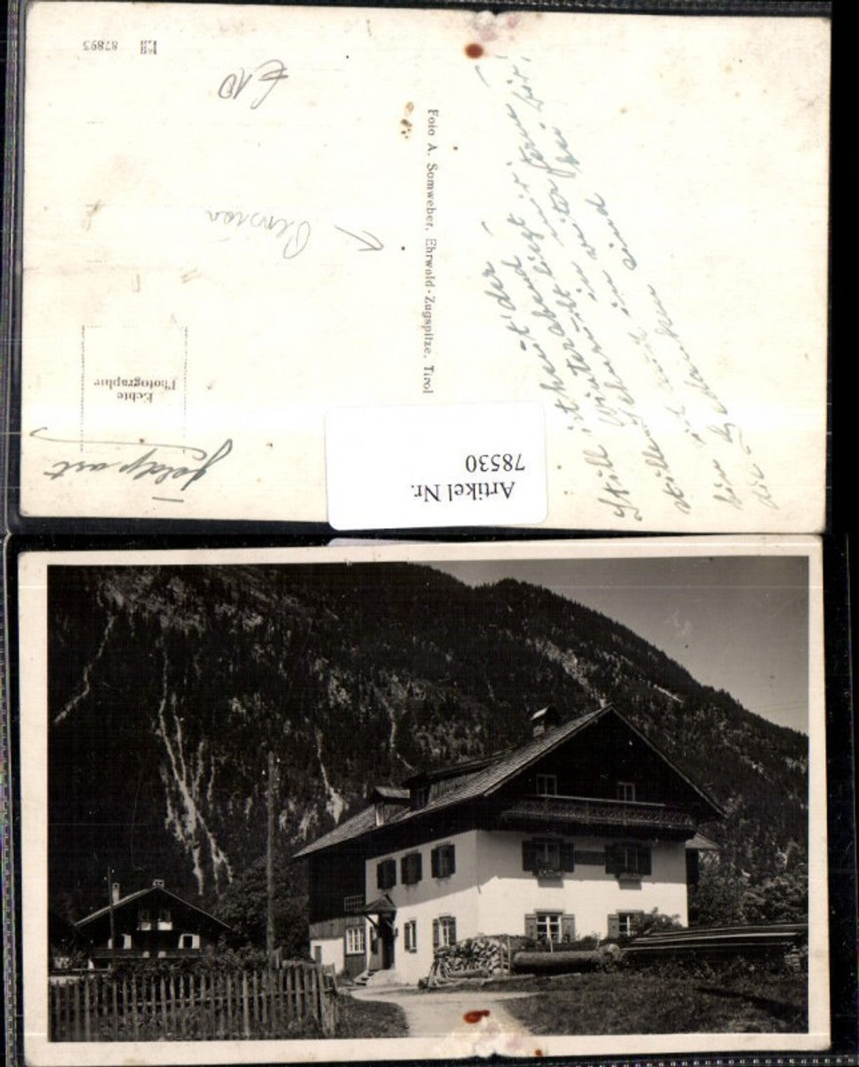 Alte Ansichtskarte – Old Postcard
