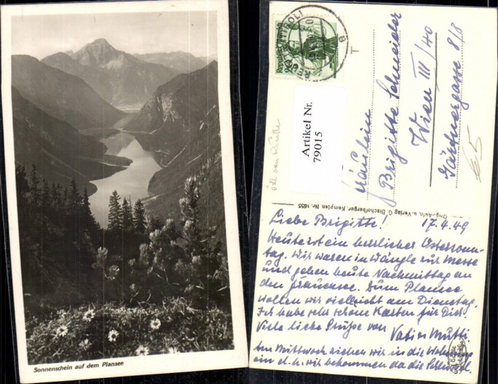 Alte Ansichtskarte – Old Postcard