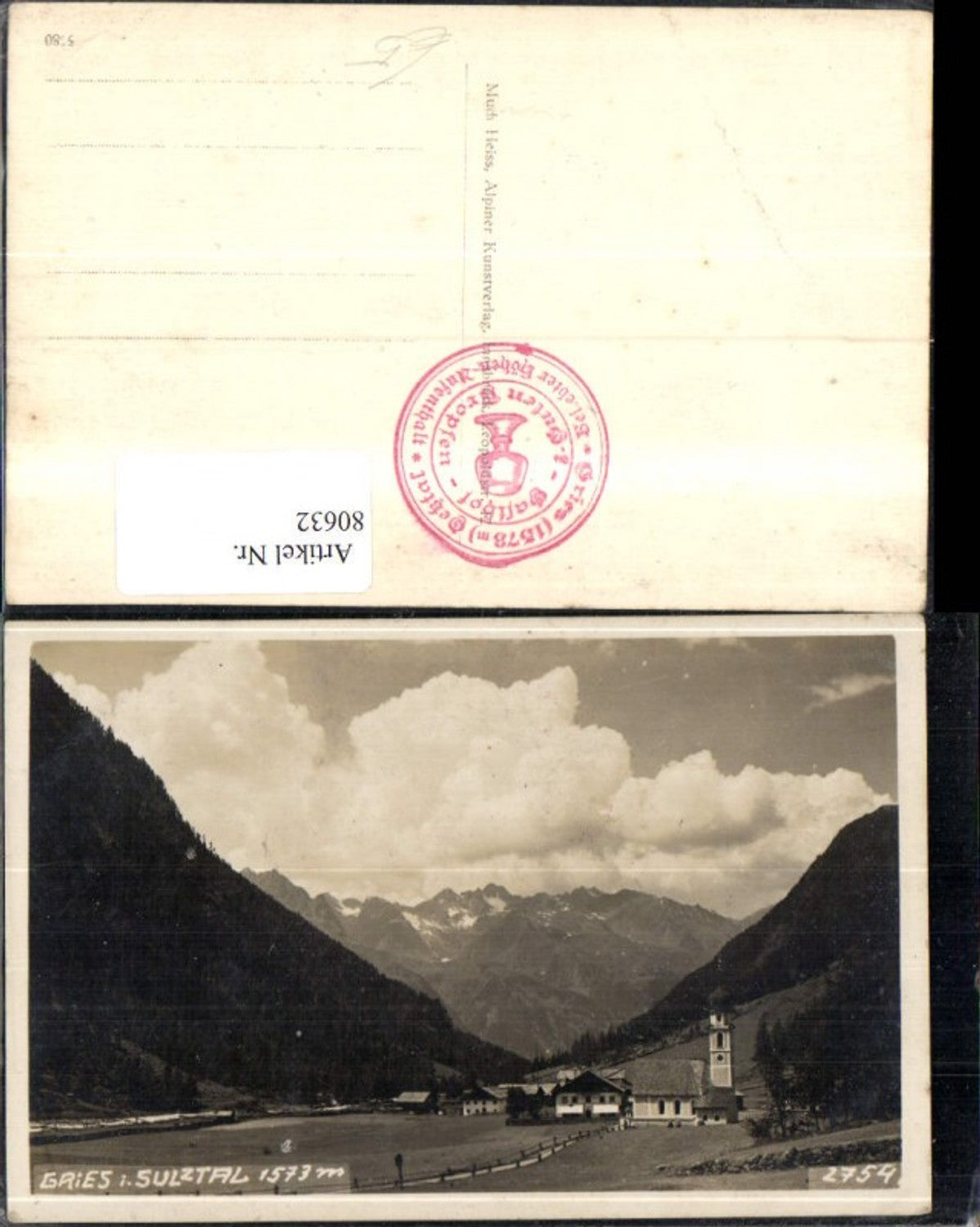 Alte Ansichtskarte – Old Postcard