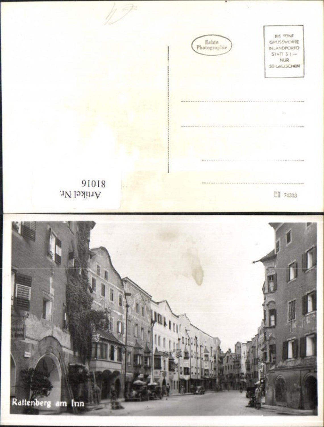 Alte Ansichtskarte – Old Postcard