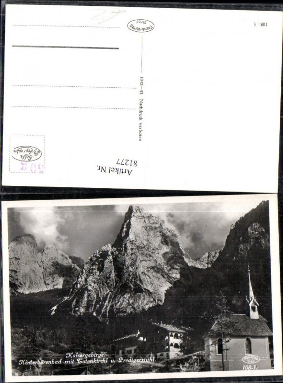 Alte Ansichtskarte – Old Postcard