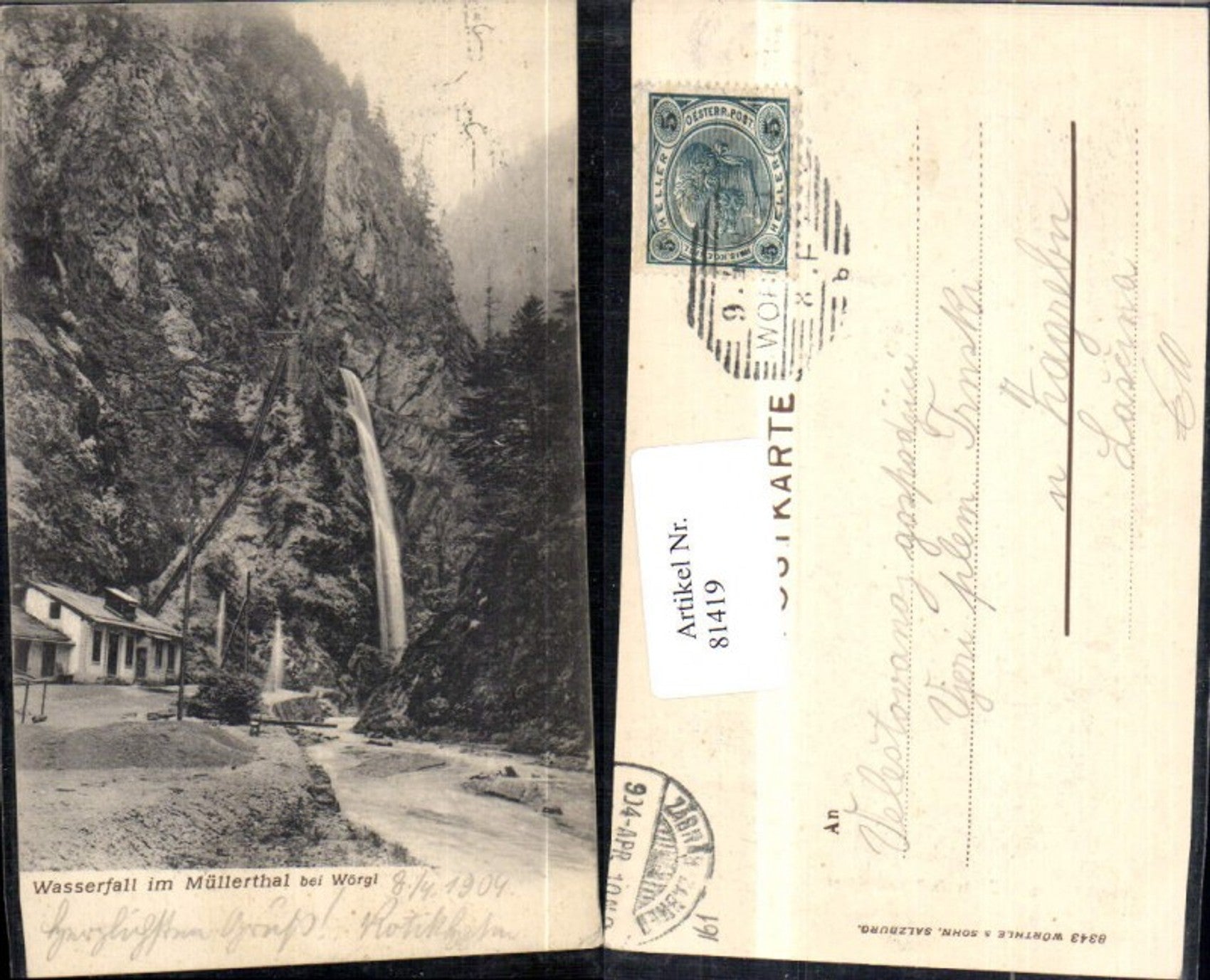 Alte Ansichtskarte – Old Postcard