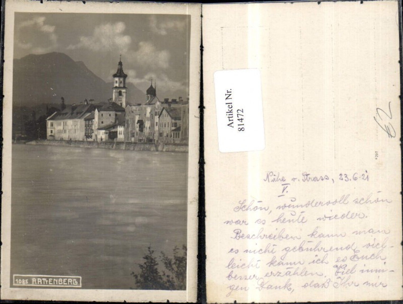 Alte Ansichtskarte – Old Postcard