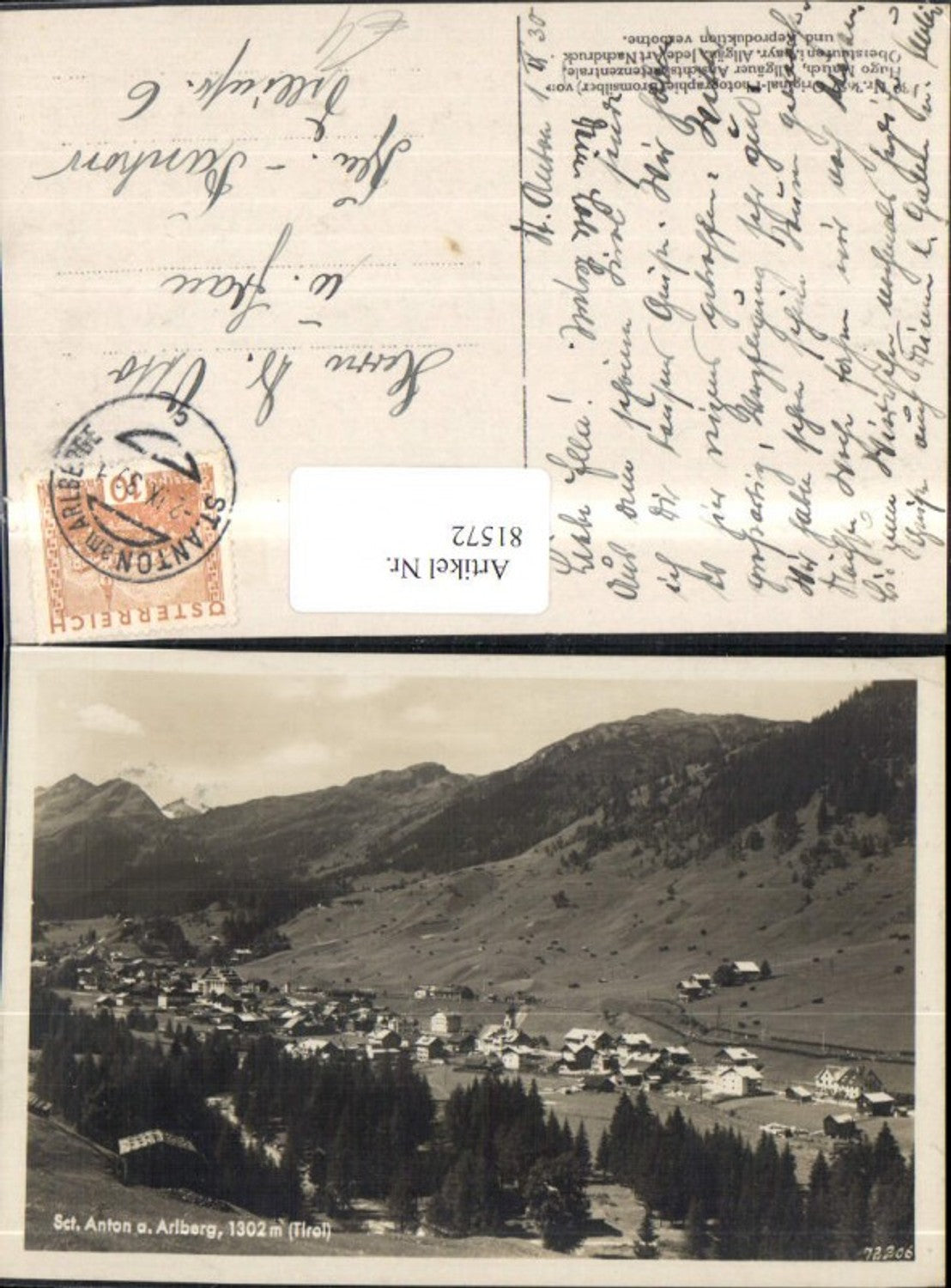 Alte Ansichtskarte – Old Postcard